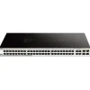 D-LINK SMART SWITCH GESTIONADO 48 PUERTOS 1000BASE-T + 4 PUERTOS COMBO 1000BASE-T/SFP