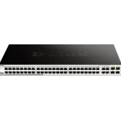 D-LINK SMART SWITCH GESTIONADO 48 PUERTOS 1000BASE-T + 4 PUERTOS COMBO 1000BASE-T/SFP
