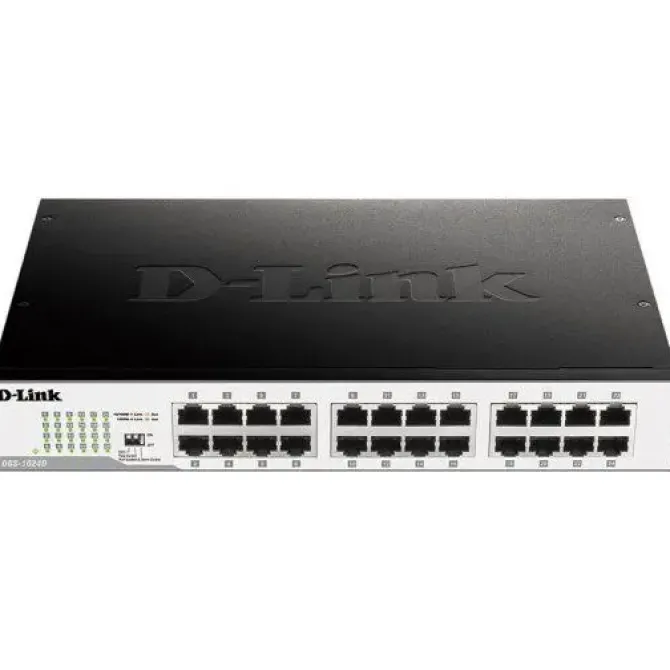 D-LINK SWITCH 24 PUERTOS GIGABIT 10/100/1000 MBPS