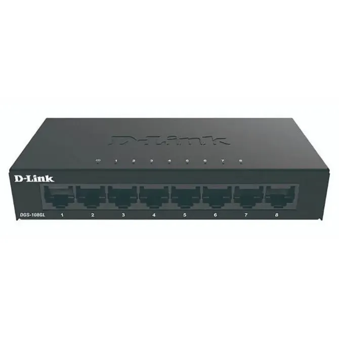 D-LINK SWITCH 8 PUERTOS GIGABIT 10/100/1000 MBPS