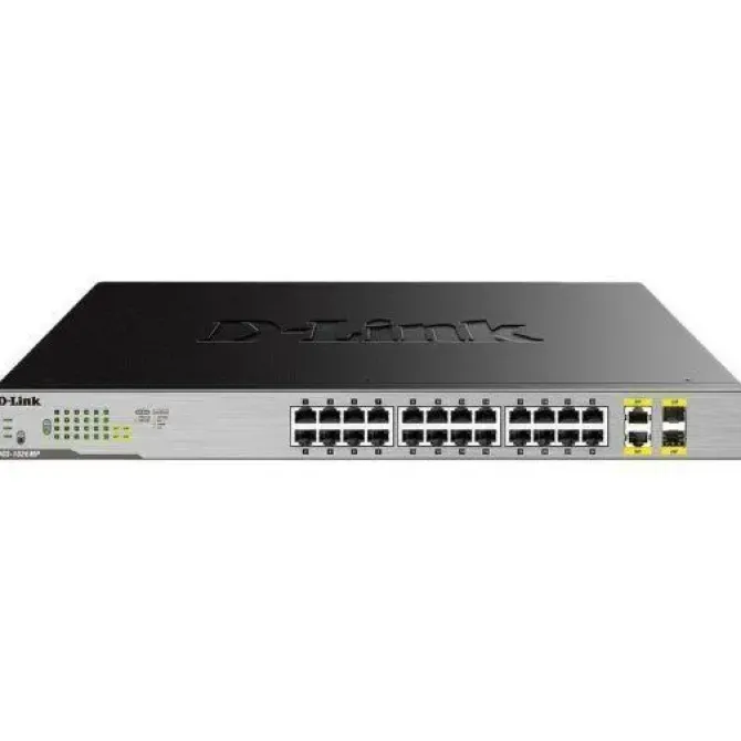 D-LINK SWITCH 26 PUERTOS GIGABIT 10/100/1000 MBPS POE