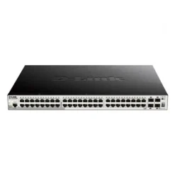 D-LINK SWITCH SEMIGESTIONABLE 48 PUERTOS GIGABIT POE 370W + 4 PUERTOS GIGA COMBO