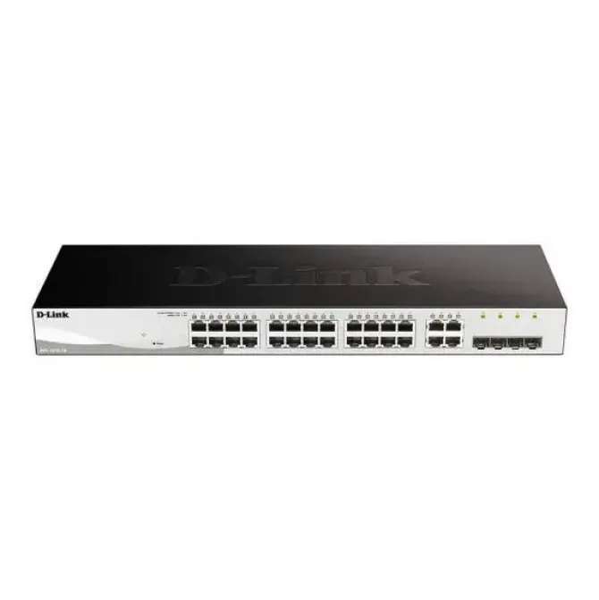 D-LINK SWITCH SEMIGESTIONABLE 24 PUERTOS GIGABIT POE 193W + 4 PUERTOS GIGA COMBO