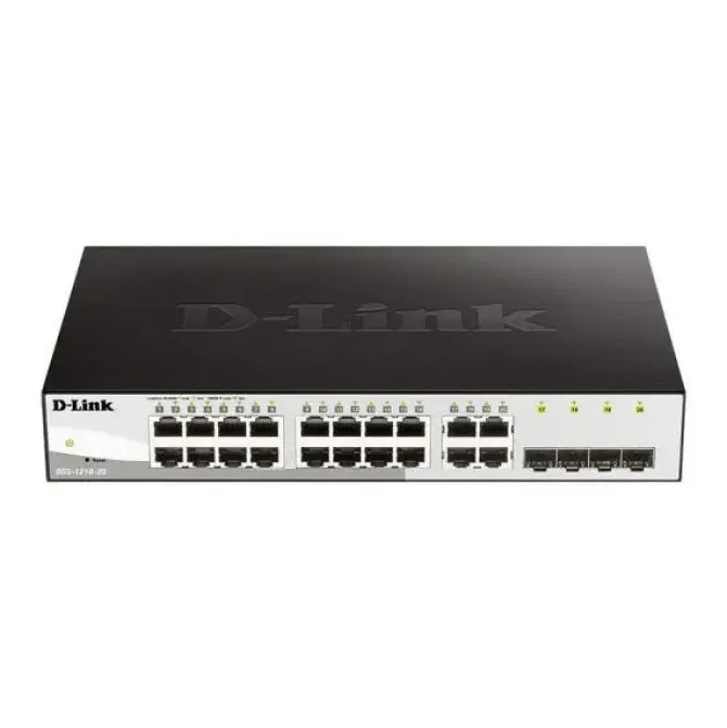 D-LINK SWITCH SEMIGESTIONABLE 20 PUERTOS GIGABIT + 4 COMBO SFP