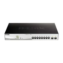 D-LINK SWITCH SEMIGESTIONABLE 8 PUERTOS GIGABIT POE 130W + 2 PUERTOS GIGA COMBO