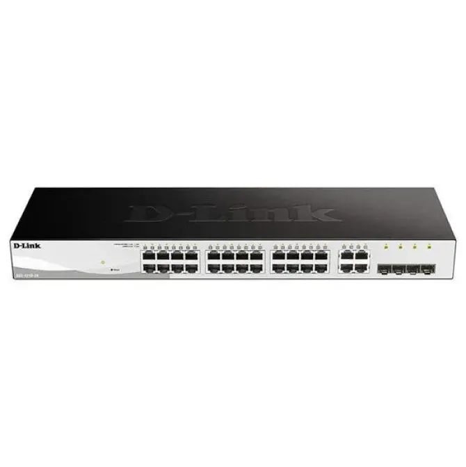 D-LINK SWITCH SEMIGESTIONABLE 24 PUERTOS GIGABIT + 4 PUERTOS GIGA COMBO