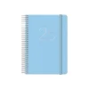 DOHE AGENDA GLOSS CON MUELLE DIA POR PAGINA AZULPASTEL 12,5X18CM 2025 DH12571