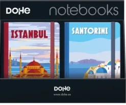 DOHE LIBRETA A5 TRAVEL CUARTILLA 96HOJAS LISAS 90GR 12X17CM DH10774