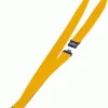 DURABLE CINTA TEXTIL CON MOSQUETON PARA IDENTIFICADOR - CIERRE DE SEGURIDAD - COLOR AMARILLO