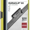 DURABLE DURACLIP 60 CARPETA DE PLASTICO CON CLIP DE ACERO - TAMAÑO A4 - CAPACIDAD HASTA 60 HOJAS - PARTE POSTERIOR RIGIDA COLOR VERDE