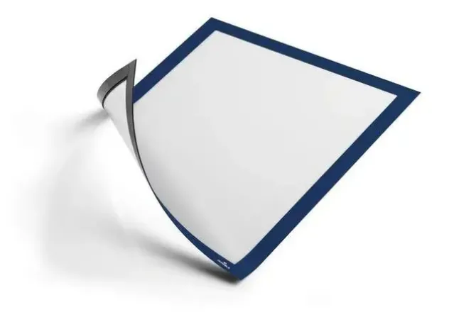 DURABLE DURAFRAME MAGNETIC A4 PACK DE 5 MARCOS MAGNETICOS PARA MOSTRAR INFORMACION EN FORMATO A4 - COLOCACION EN VERTICAL Y HORIZONTAL - MARCO DE COLOR AZUL OSCURO