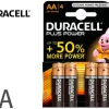 DURACELL MN1500B4 PILAS ALCALINAS AA LR6 1.5V PLUS POWER (4 UNIDADES)