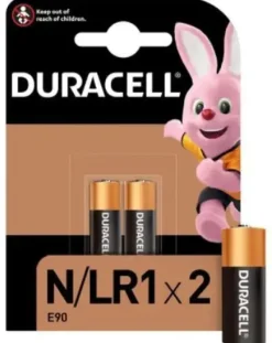 DURACELL PILAS ALCALINAS N LR1 1.5V - 2 UNIDADES