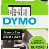 DYMO D1 40913 CINTA DE ETIQUETAS ORIGINAL PARA ROTULADORA - TEXTO NEGRO SOBRE FONDO BLANCO - ANCHO 9MM X 7 METROS - S0720680