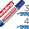 EDDING 550 ROTULADOR PERMANENTE - PUNTA REDONDA - TRAZO ENTRE 3 Y 4 MM. - RECARGABLE - SECADO RAPIDO - COLOR AZUL
