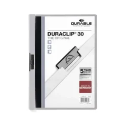 EDDING DOSSIER DURABLE A4 DURACLIP 30H GRIS 2200 GRIS MAK209823