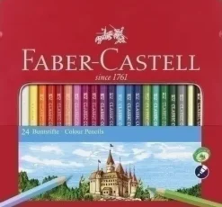 EDDING LAPIZ COLOR FABER METAL 24 COLORES 115824 MAK125040