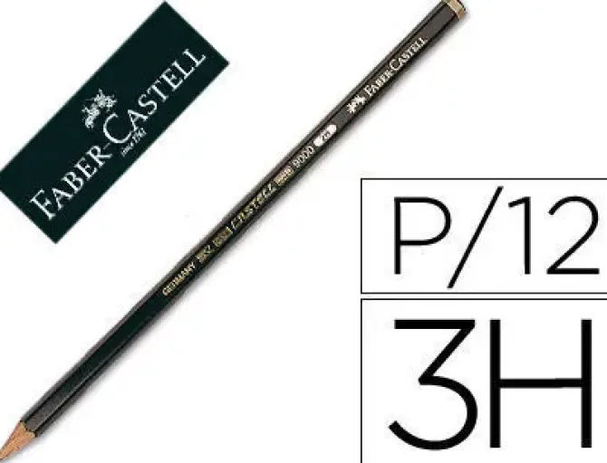 EDDING LAPIZ FABER 9000 3H 09119013 3H MAK080036