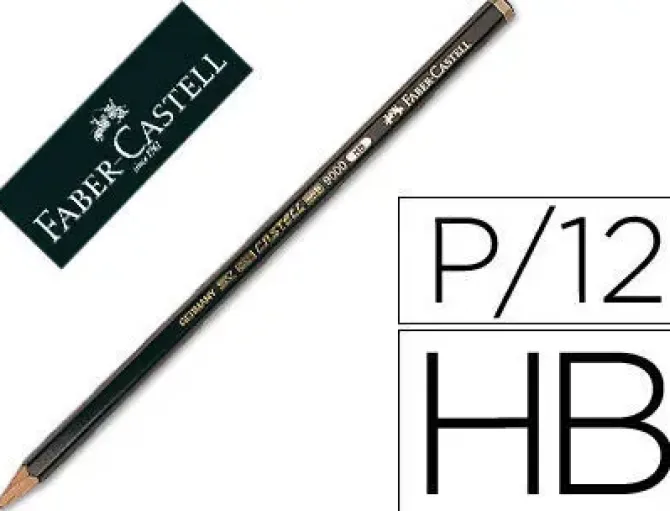 EDDING LAPIZ FABER 9000 HB 1190 HB MAK080033