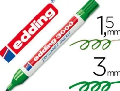 EDDING ROTULADOR EDDING 3000 VERDE 103000-04 VER MAK080286