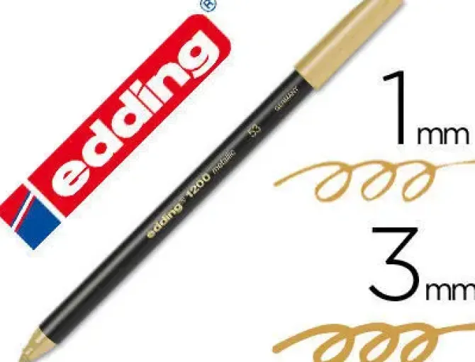 EDDING ROTULADOR EDDING 1200 ORO 101200-53 ORO MAK119257