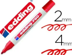 EDDING ROTULADOR EDDING 750 ROJO 750-002 MAK118838