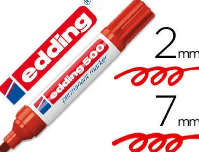 EDDING ROTULADOR EDDING 500 ROJO 10500-02 ROJO MAK080277