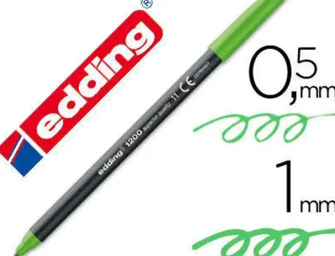EDDING ROTULADOR EDDING 1200 VERDE CLARO 101200-11 VER MAK119421