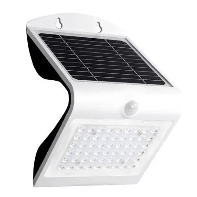 ELBAT APLIQUE LED SOLAR - 4W - 500LM - DOBLE ILUMINACION - COLOR BLANCO