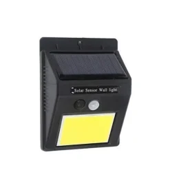 ELBAT APLIQUE LED SOLAR - 110LM - LUZ FRIA 6500K - SENSOR DE MOVIMIENTO - BATERIA 1200MAH