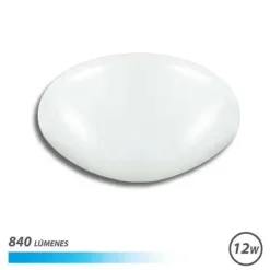 ELBAT APLIQUE OVALADO DE TECHO LED 12W 840LM - 6500K LUZ FRIA - DIAMETRO 23CM