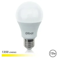 ELBAT BOMBILLA LED A60 15W E27 1350LM - 3000K LUZ CALIDA