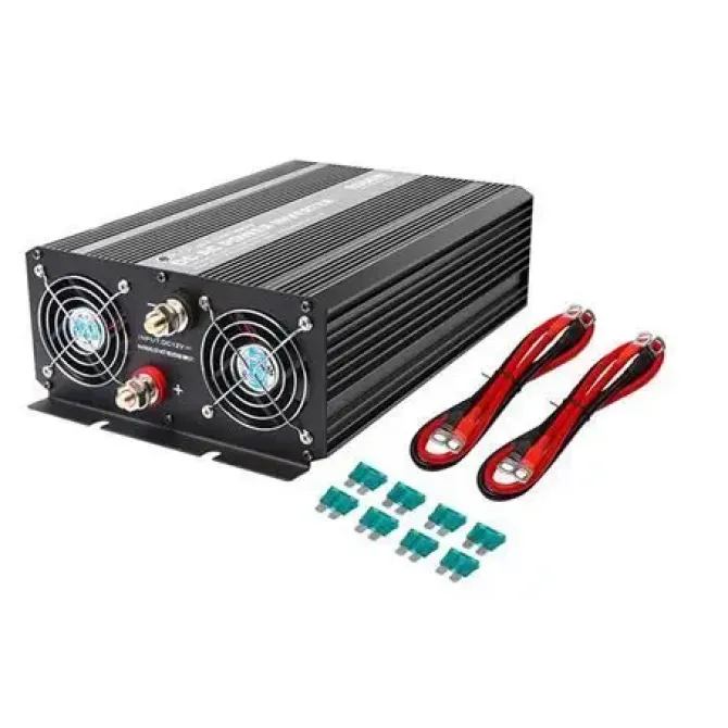 ELBAT CONVERTIDOR DE CORRIENTE ONDA PURA 2000W - COLOR NEGRO