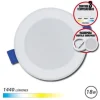 ELBAT DOWNLIGHT CIRCULAR 18W - 1440LM - SELECTOR 3 TEMPERATURAS+SOBREPARED - COLOR BLANCO
