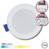 ELBAT DOWNLIGHT CIRCULAR 12W - 960LM - SELECTOR 3 TEMPERATURAS + SOBREPARED - COLOR BLANCO
