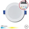 ELBAT DOWNLIGHT CIRCULAR 3W - 240LM - SELECTOR 3 TEMPERATURAS - COLOR BLANCO
