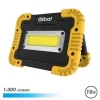 ELBAT FOCO LED RECARGABLE 10W - 1000 LUMENES - LUZ FRIA 6500K - BATERIA 4400MAH - AUTONOMIA DE 5 A 6 HORAS