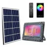 ELBAT FOCO SOLAR LED RGB 60W - 515LM - BLUETOOTH - BATERIA 5V/6AH - CONTROL REMOTO - IP67