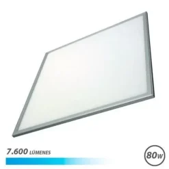 ELBAT PANEL LED 60X60 80W 7600LM - LUZ FRIA - AHORRO DE ENERGIA - LARGA VIDA UTIL - FACIL INSTALACION - COLOR BLANCO