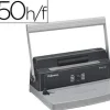 ENCUADERNADORA PARA ESPIRAL FELLOWES METAL 50R PERFORA 12 HOJAS TAMAÑO A4 PASO 5:1 ENCUADERNA 450 HOJAS
