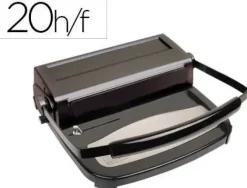 ENCUADERNADORA PARA ESPIRAL YOSAN 64U PASO 5:1 PERFORA 20 HOJAS TAMAÑO DIN A4 ENCUADERNA HASTA 450 HOJAS