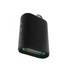 ENERGY SISTEM ALTAVOZ BLUETOOTH - HECHO CON PLASTICO RECICLADO - IPX6 - 12H DE AUTONOMIA - RADIO FM - LECTOR MICRO SD - LUCES LED - MANOS LIBRES - COLOR NEGRO