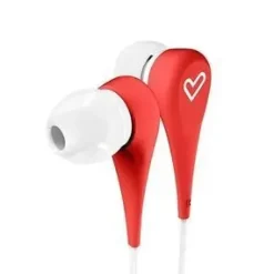 ENERGY SISTEM AURICULARES STYLE 1+ - MICROFONO - CONTROL DE CONVERSACION - CABLE PLANO - COLOR ROJO
