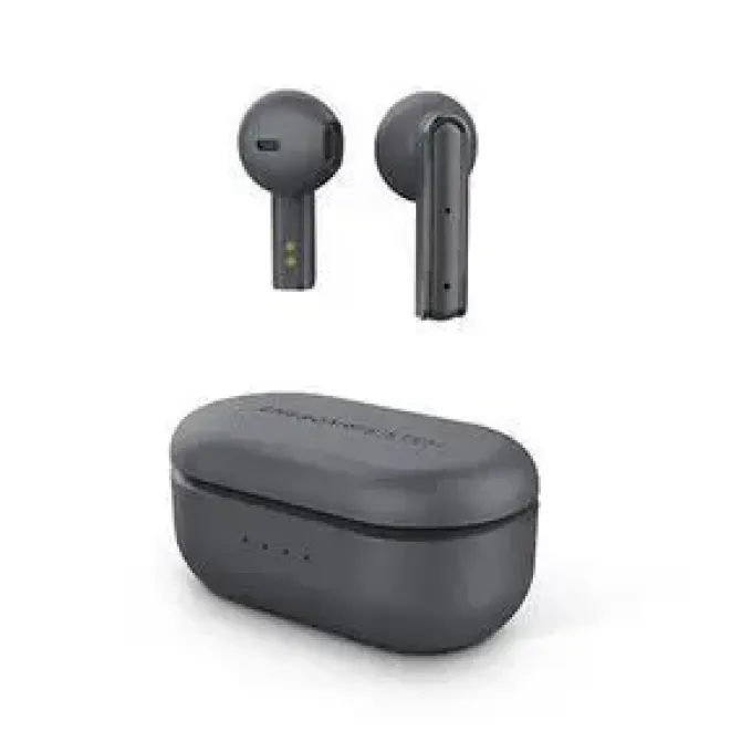 ENERGY SISTEM AURICULARES INALAMBRICOS STYLE 4 - DISEÑO COMPACTO - CAJA DE CARGA - COLOR GRIS