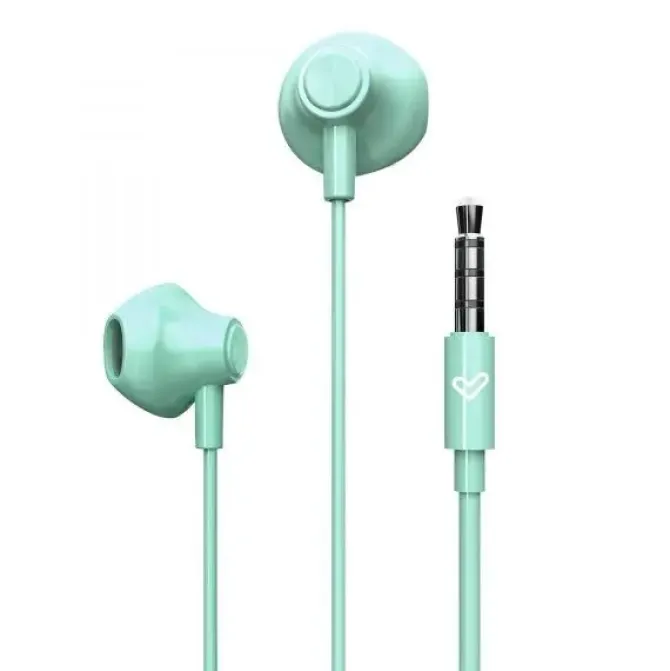 ENERGY SISTEM AURICULARES DE BOTON - AISLAMIENTO ACUSTICO - MICROFONO INTEGRADO - CONTROL DE REPRODUCCION - CONECTOR JACK 3.5 MM - CABLE 120 CM. - COLOR VERDE