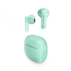 ENERGY SISTEM AURICULARES TRUE WIRELESS - BLUETOOTH 5.4 - GRAVES PROFUNDOS - 20H AUTONOMIA - MATERIALES RECICLADOS - ASISTENTE DE VOZ INTEGRADO - COLOR VERDE