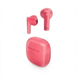 ENERGY SISTEM AURICULARES TRUE WIRELESS - BLUETOOTH 5.4 - 20H AUTONOMIA - GRAVES PROFUNDOS - MATERIALES RECICLADOS - ASISTENTE DE VOZ INTEGRADO - COLOR ROJO