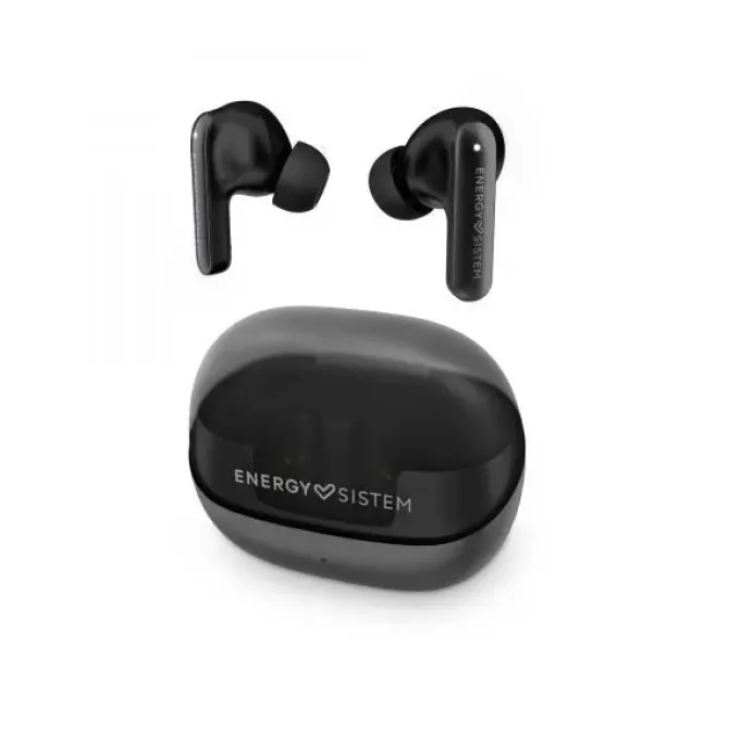 ENERGY SISTEM AURICULARES ANC -30DB - QUAD MIC - BLUETOOTH 5.4 - 25H AUTONOMIA - IPX4 - PLASTICO RECICLADO - COLOR NEGRO