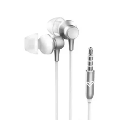 ENERGY SISTEM METALLIZED AURICULARES CON CABLE - MICROFONO INTEGRADO - CONTROL DE VOLUMEN - COLOR BLANCO