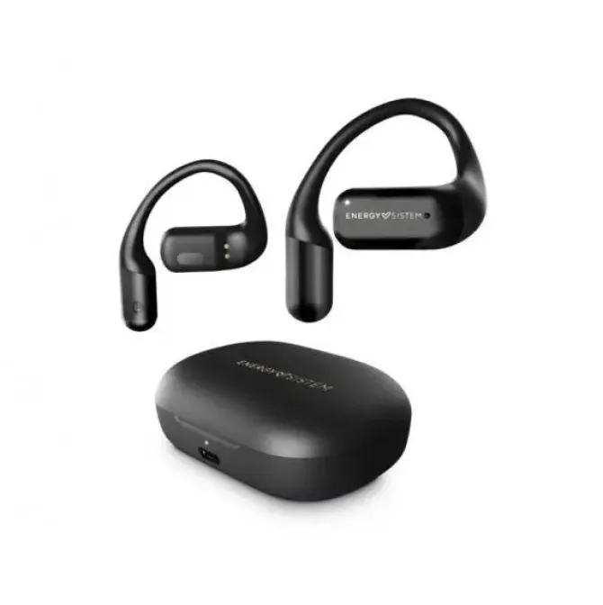ENERGY SISTEM OPENWAVE AURICULARES TRUE WIRELESS - 25 HORAS DE AUTONOMIA - RESISTENTES AL AGUA - SISTEMA SECURE FIT - COLOR NEGRO